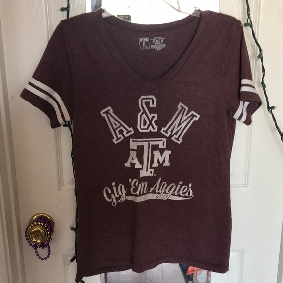 Maroon A&M baseball t-shirt - Picture 1 of 3